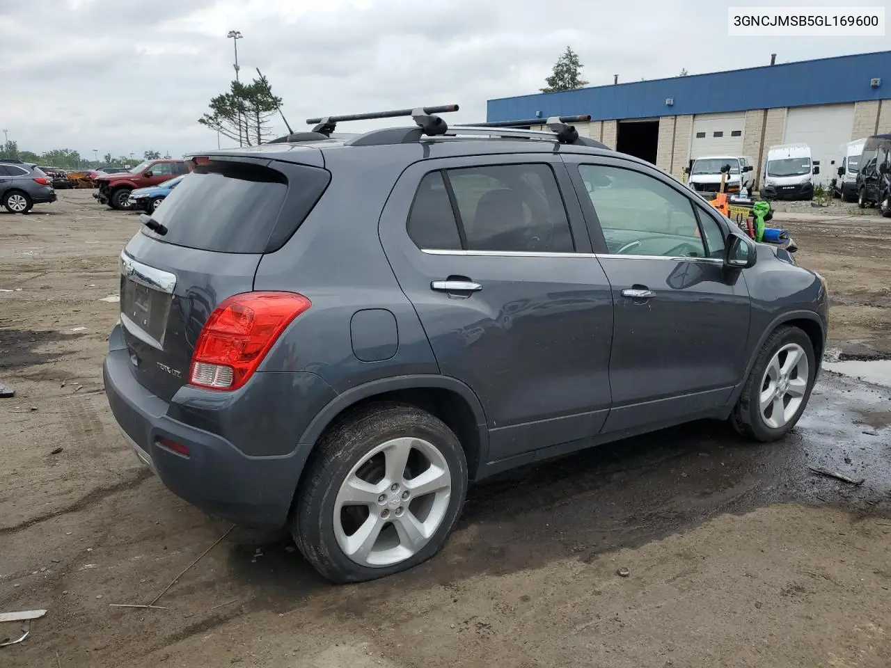 2016 Chevrolet Trax Ltz VIN: 3GNCJMSB5GL169600 Lot: 61972565