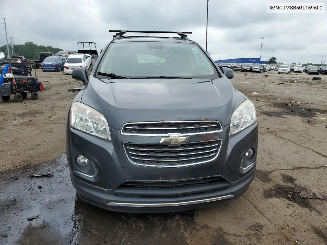 2016 Chevrolet Trax Ltz VIN: 3GNCJMSB5GL169600 Lot: 61972565