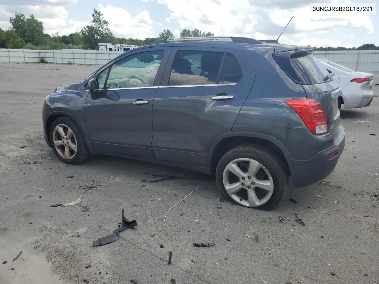 2016 Chevrolet Trax Ltz VIN: 3GNCJRSB2GL187291 Lot: 62233605
