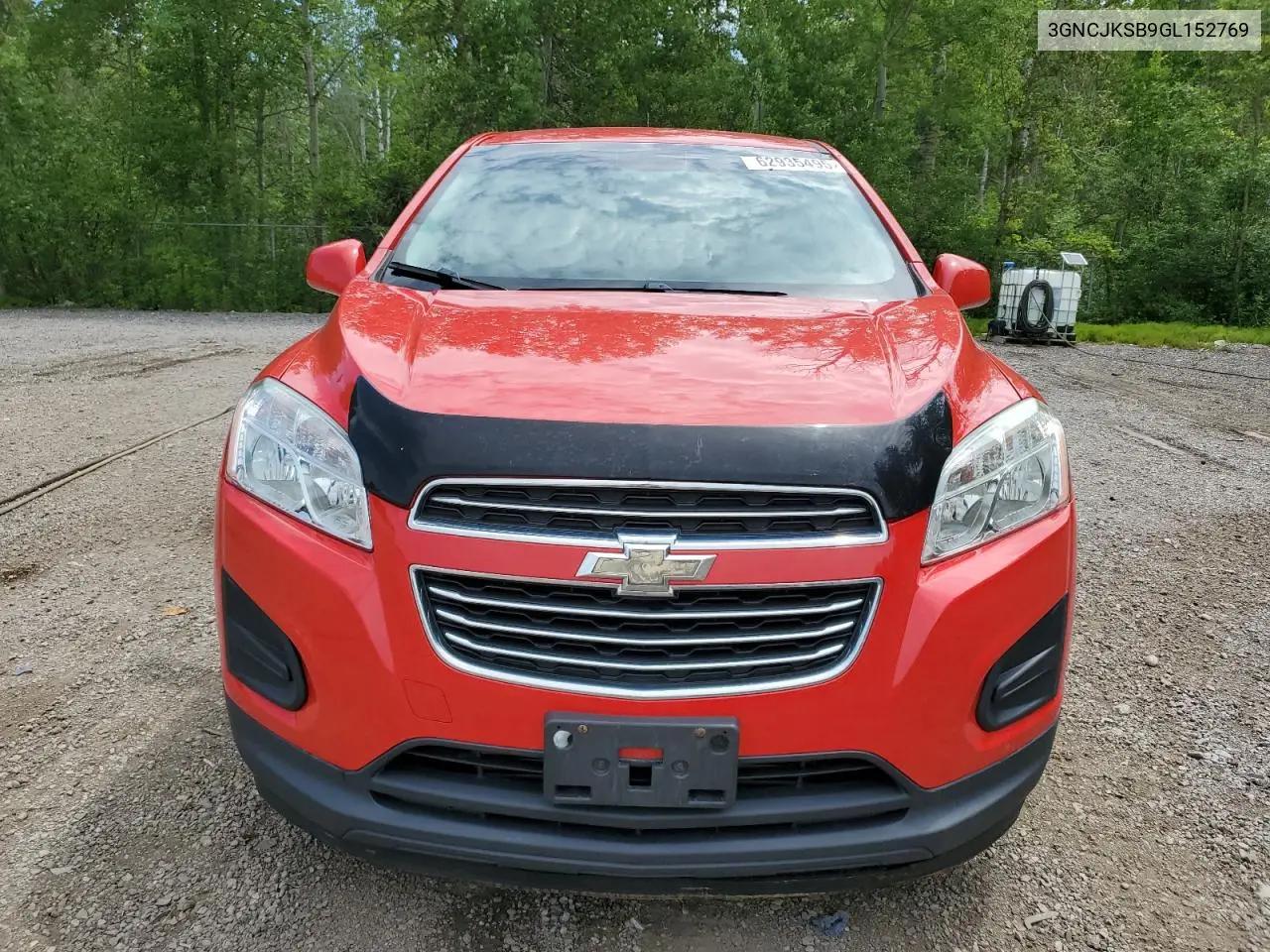 2016 Chevrolet Trax Ls VIN: 3GNCJKSB9GL152769 Lot: 62935495