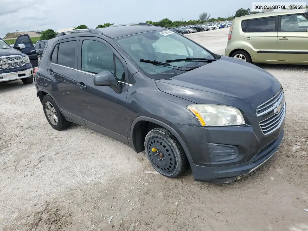 2016 Chevrolet Trax 1Lt VIN: 3GNCJLSB7GL185968 Lot: 63085355