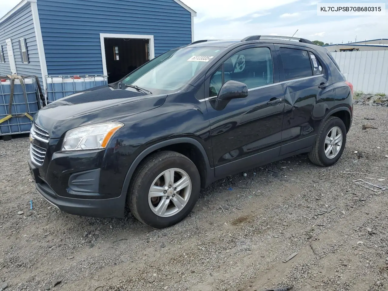 2016 Chevrolet Trax 1Lt VIN: KL7CJPSB7GB680315 Lot: 63123335