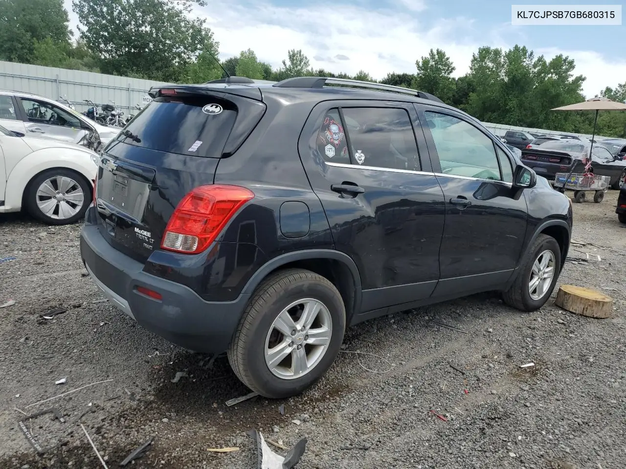 2016 Chevrolet Trax 1Lt VIN: KL7CJPSB7GB680315 Lot: 63123335