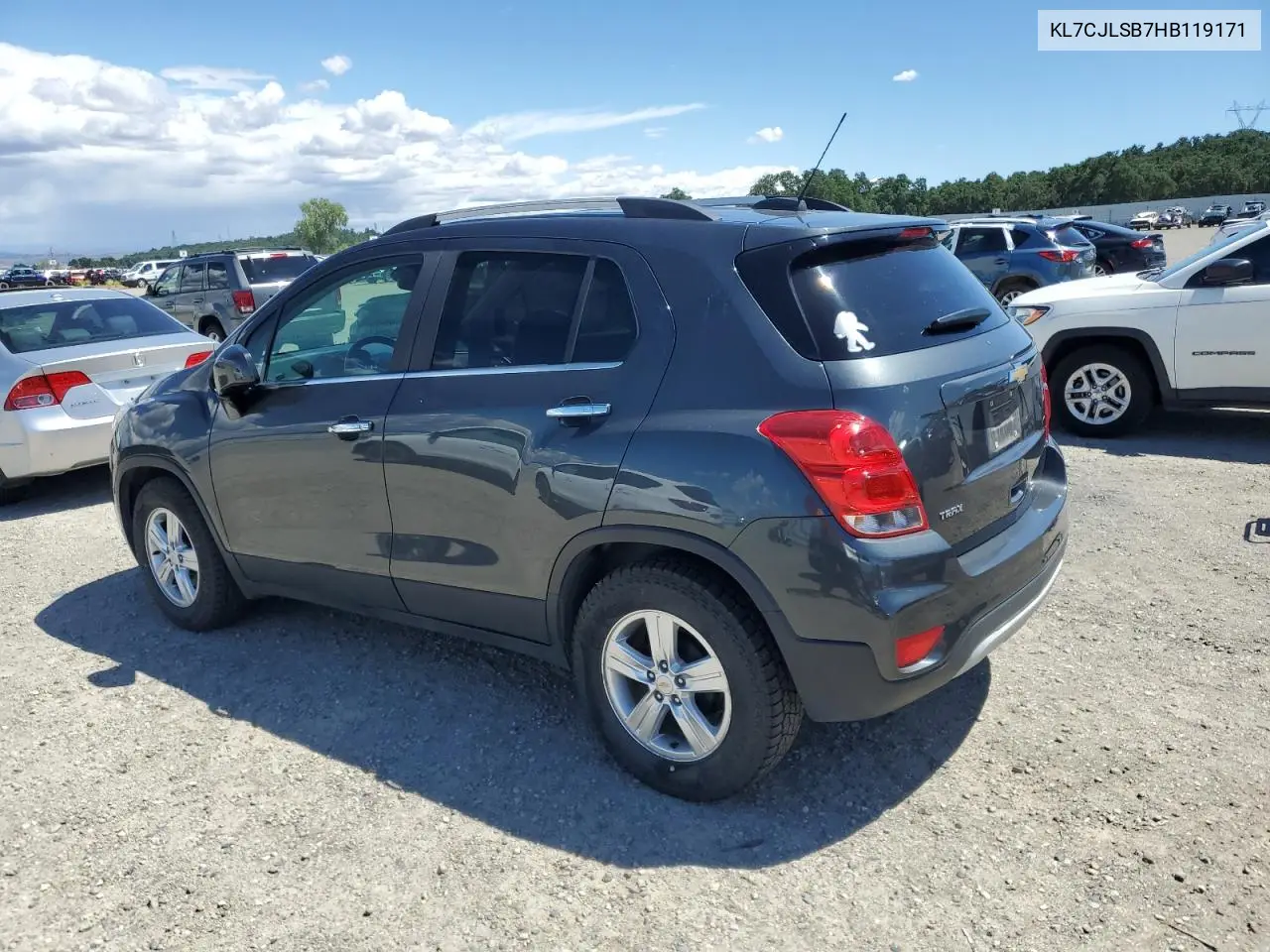 2017 Chevrolet Trax 1Lt VIN: KL7CJLSB7HB119171 Lot: 56183145
