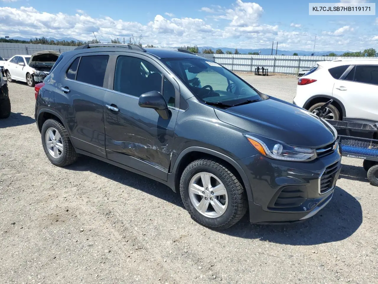 2017 Chevrolet Trax 1Lt VIN: KL7CJLSB7HB119171 Lot: 56183145