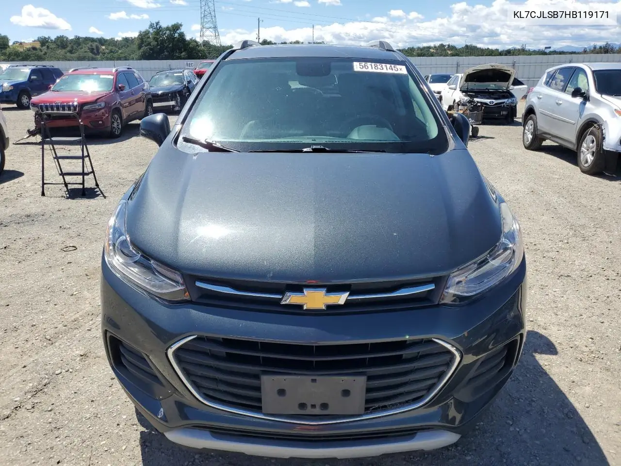 2017 Chevrolet Trax 1Lt VIN: KL7CJLSB7HB119171 Lot: 56183145