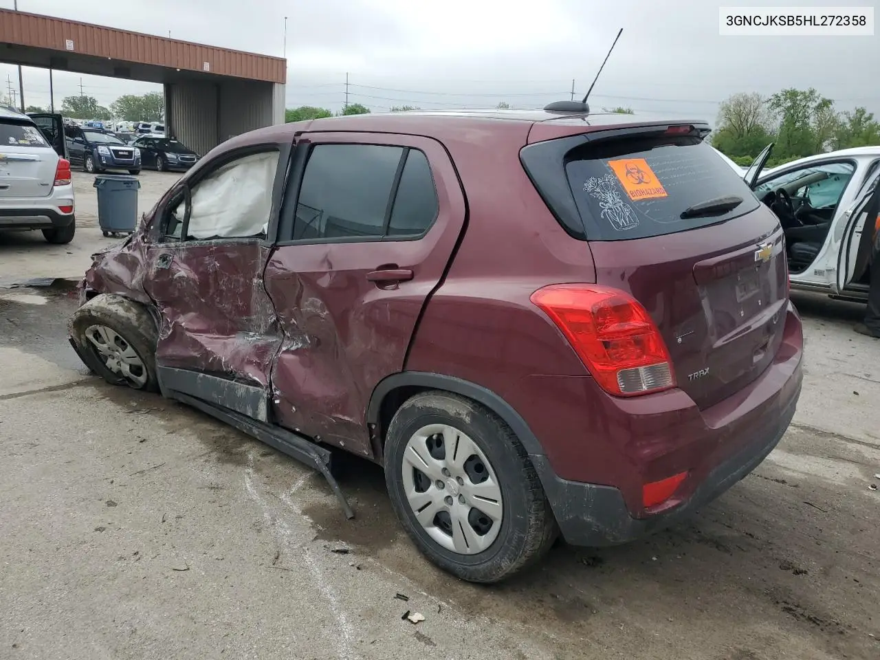 2017 Chevrolet Trax Ls VIN: 3GNCJKSB5HL272358 Lot: 56393035
