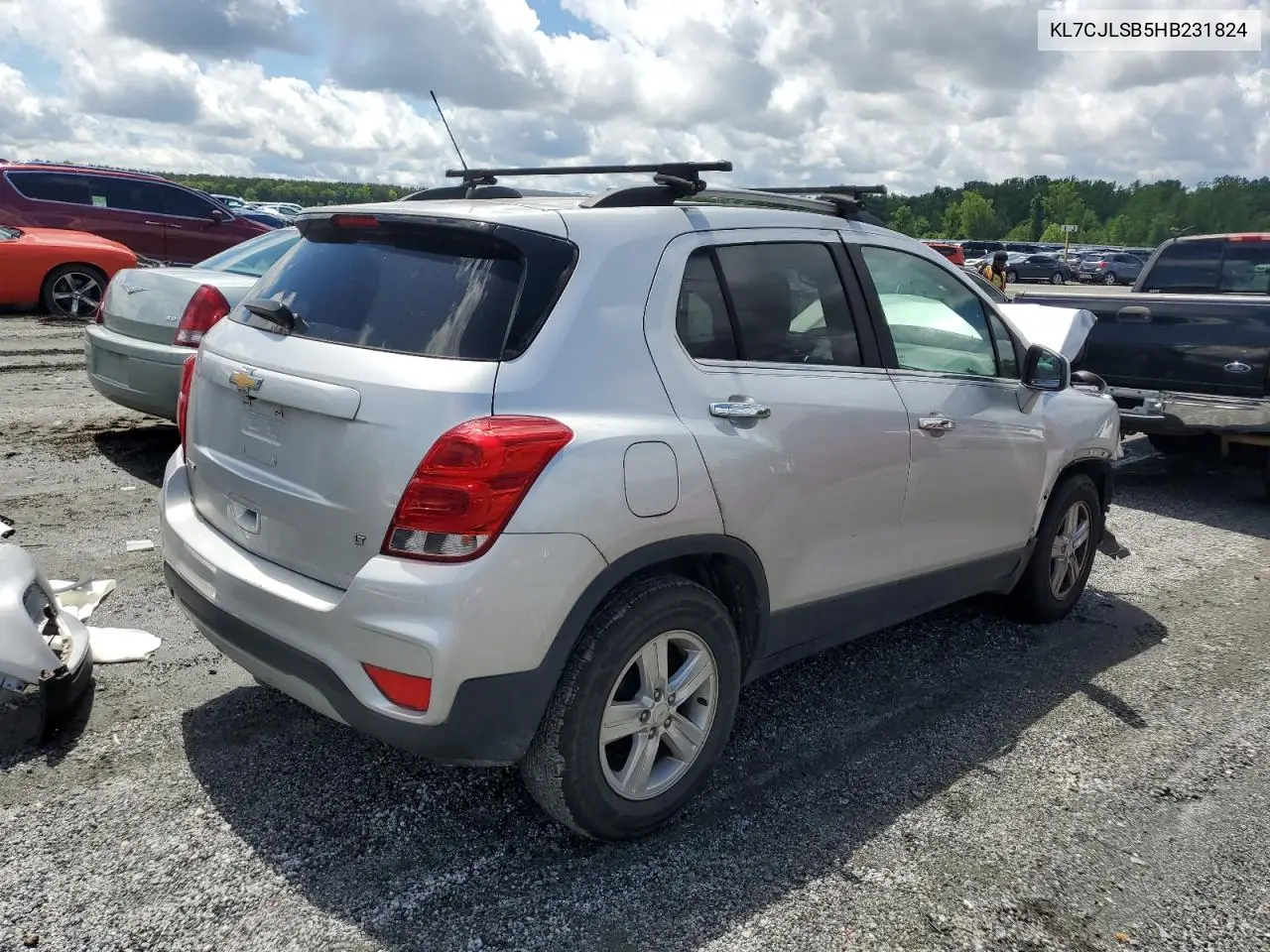 2017 Chevrolet Trax 1Lt VIN: KL7CJLSB5HB231824 Lot: 56625485
