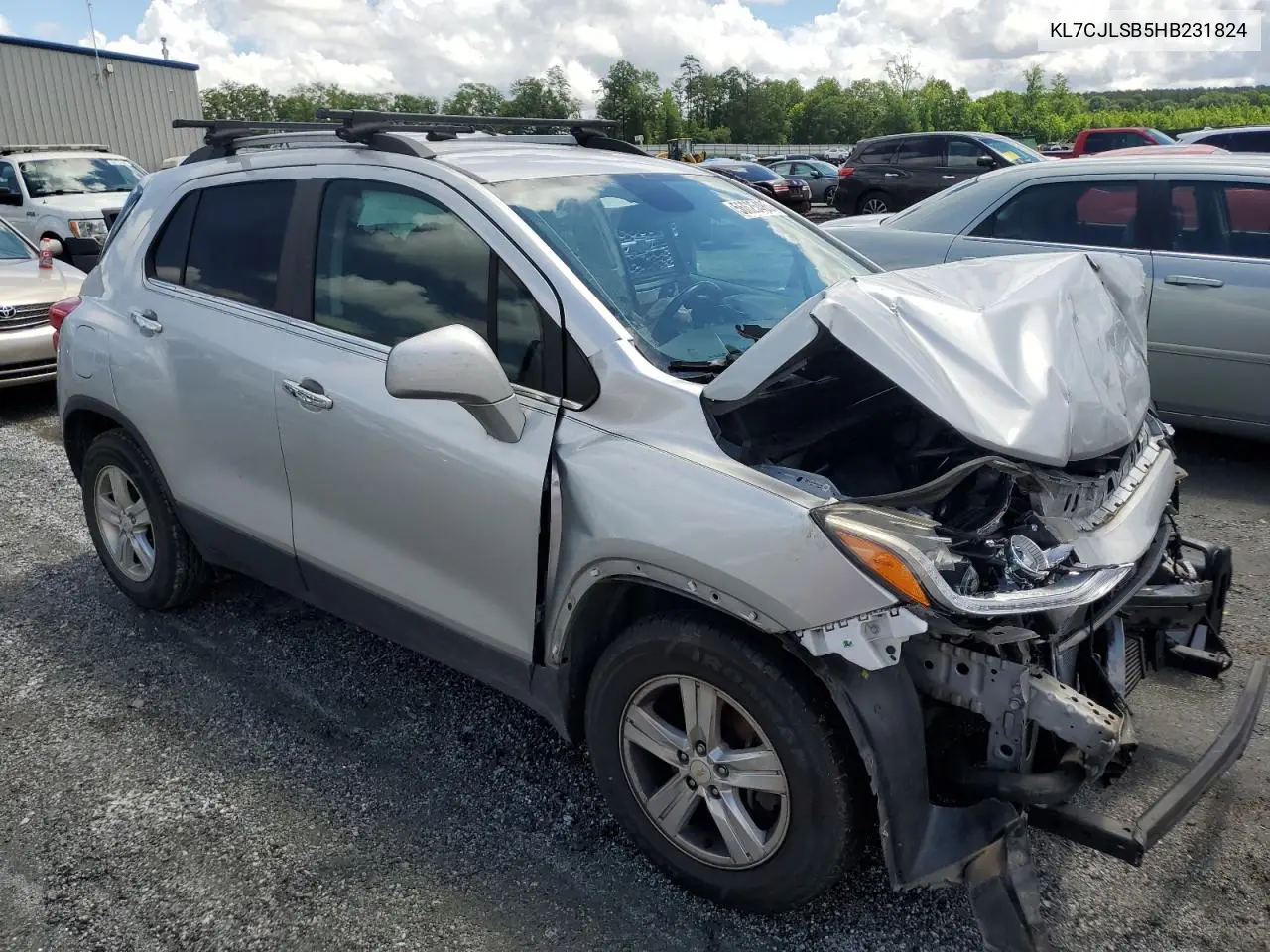 2017 Chevrolet Trax 1Lt VIN: KL7CJLSB5HB231824 Lot: 56625485