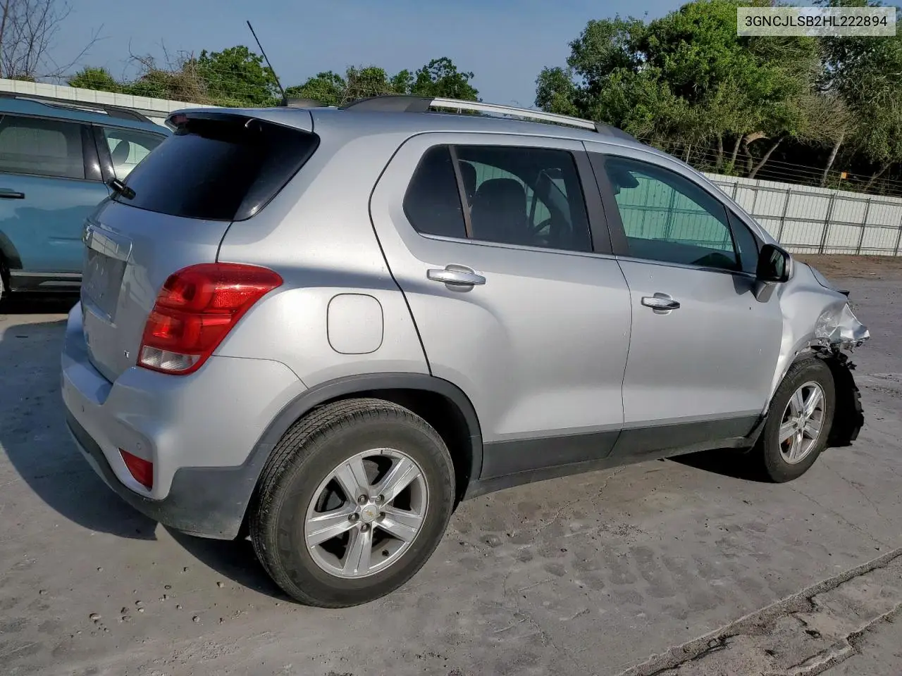 2017 Chevrolet Trax 1Lt VIN: 3GNCJLSB2HL222894 Lot: 56959355