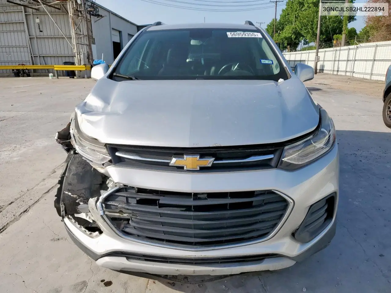 2017 Chevrolet Trax 1Lt VIN: 3GNCJLSB2HL222894 Lot: 56959355