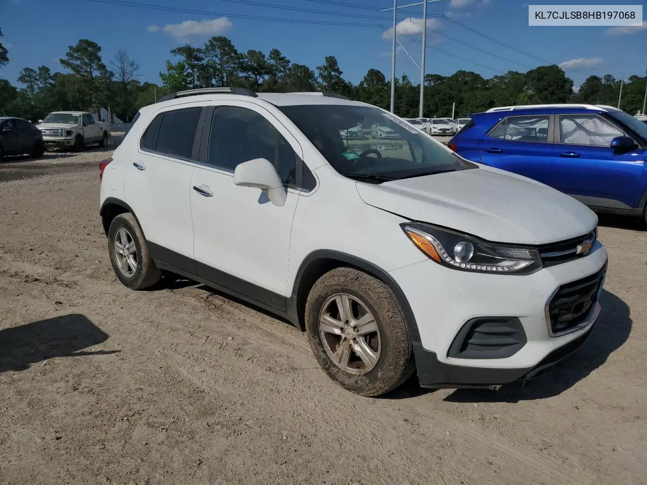 2017 Chevrolet Trax 1Lt VIN: KL7CJLSB8HB197068 Lot: 57030375