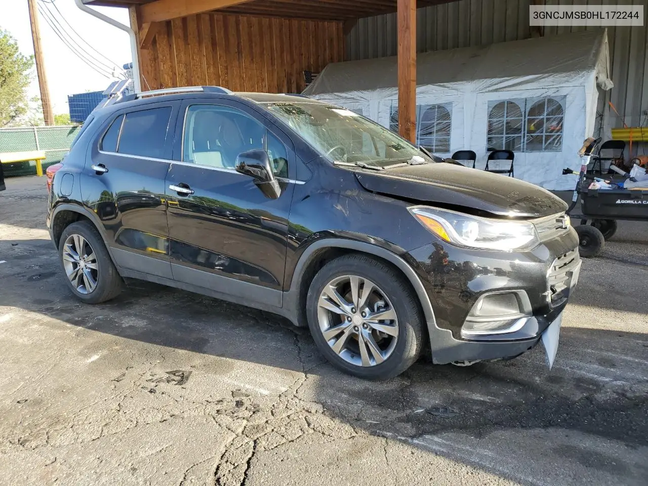 2017 Chevrolet Trax Premier VIN: 3GNCJMSB0HL172244 Lot: 57169435