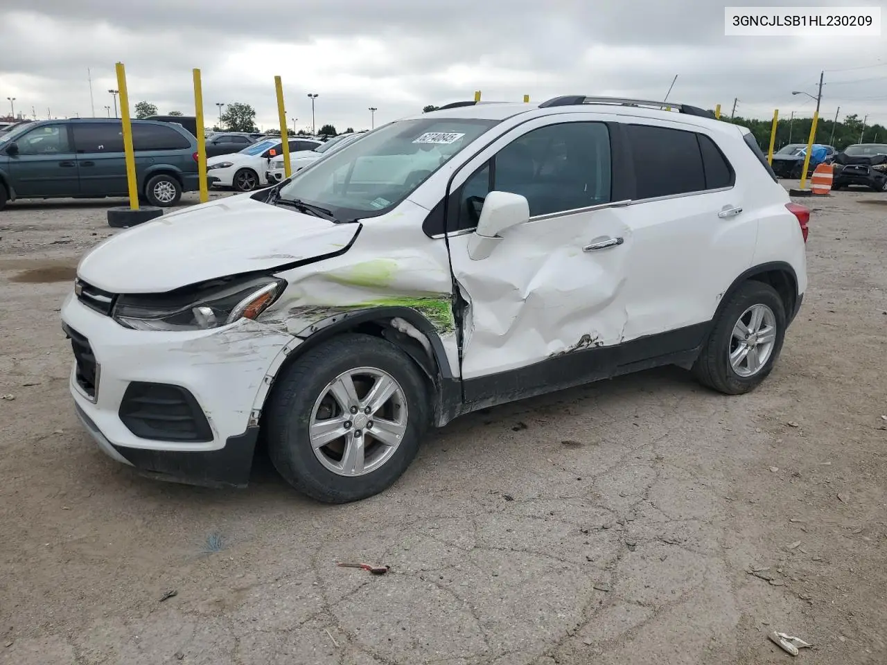 2017 Chevrolet Trax 1Lt VIN: 3GNCJLSB1HL230209 Lot: 62740845