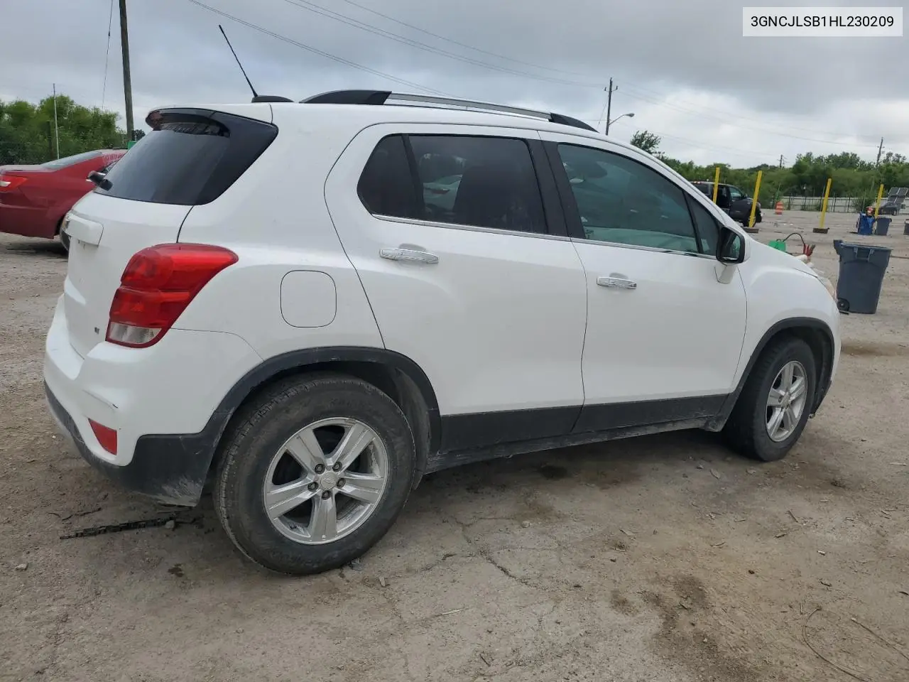 2017 Chevrolet Trax 1Lt VIN: 3GNCJLSB1HL230209 Lot: 62740845