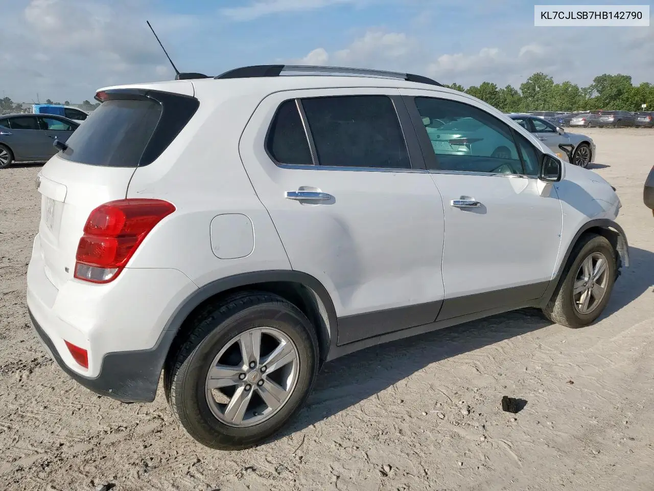 2017 Chevrolet Trax 1Lt VIN: KL7CJLSB7HB142790 Lot: 65652805