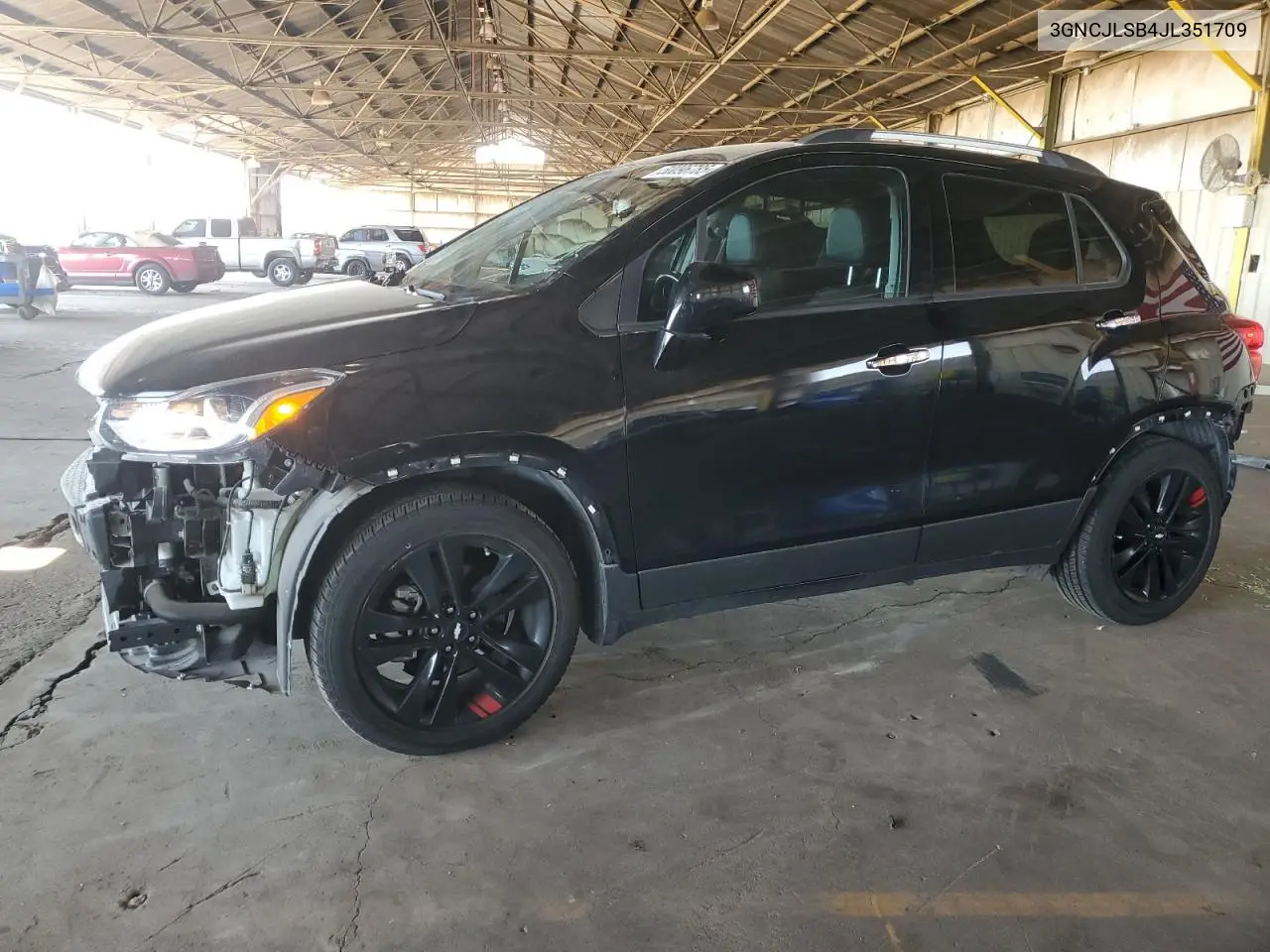 2018 Chevrolet Trax 1Lt VIN: 3GNCJLSB4JL351709 Lot: 50096785
