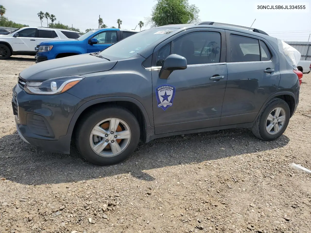 2018 Chevrolet Trax 1Lt VIN: 3GNCJLSB6JL334555 Lot: 51961655