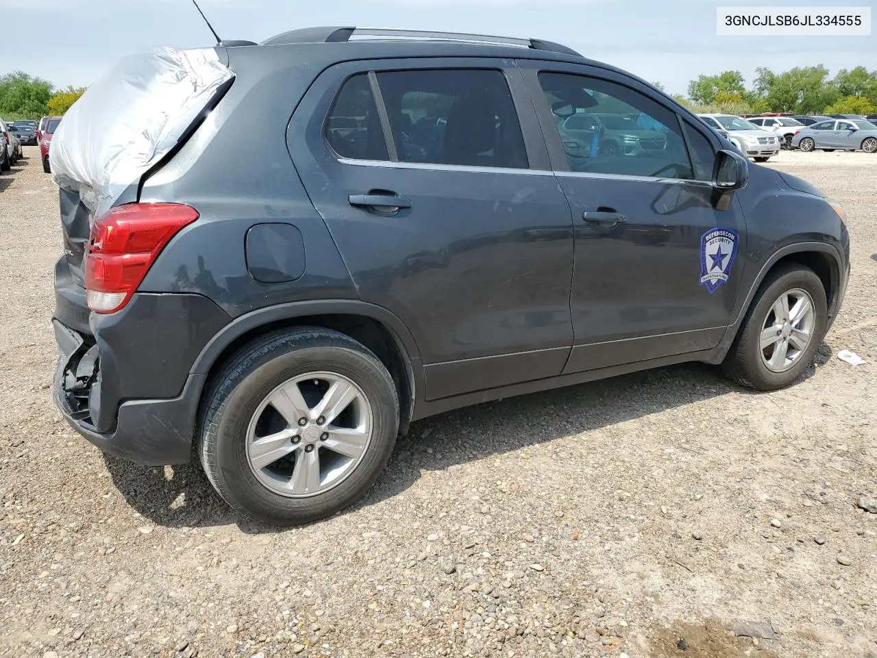 2018 Chevrolet Trax 1Lt VIN: 3GNCJLSB6JL334555 Lot: 51961655