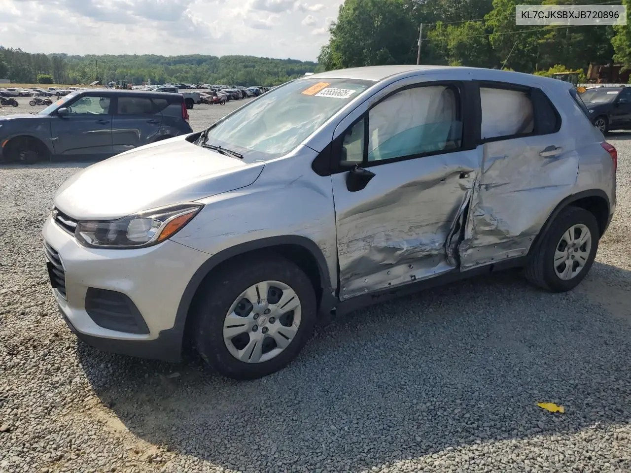 2018 Chevrolet Trax Ls VIN: KL7CJKSBXJB720896 Lot: 55656605