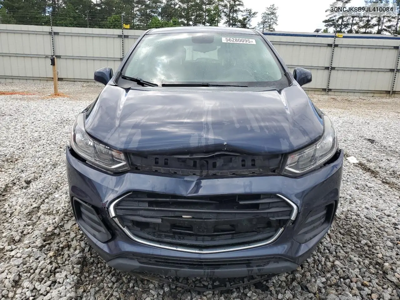 2018 Chevrolet Trax Ls VIN: 3GNCJKSB9JL410084 Lot: 56280095