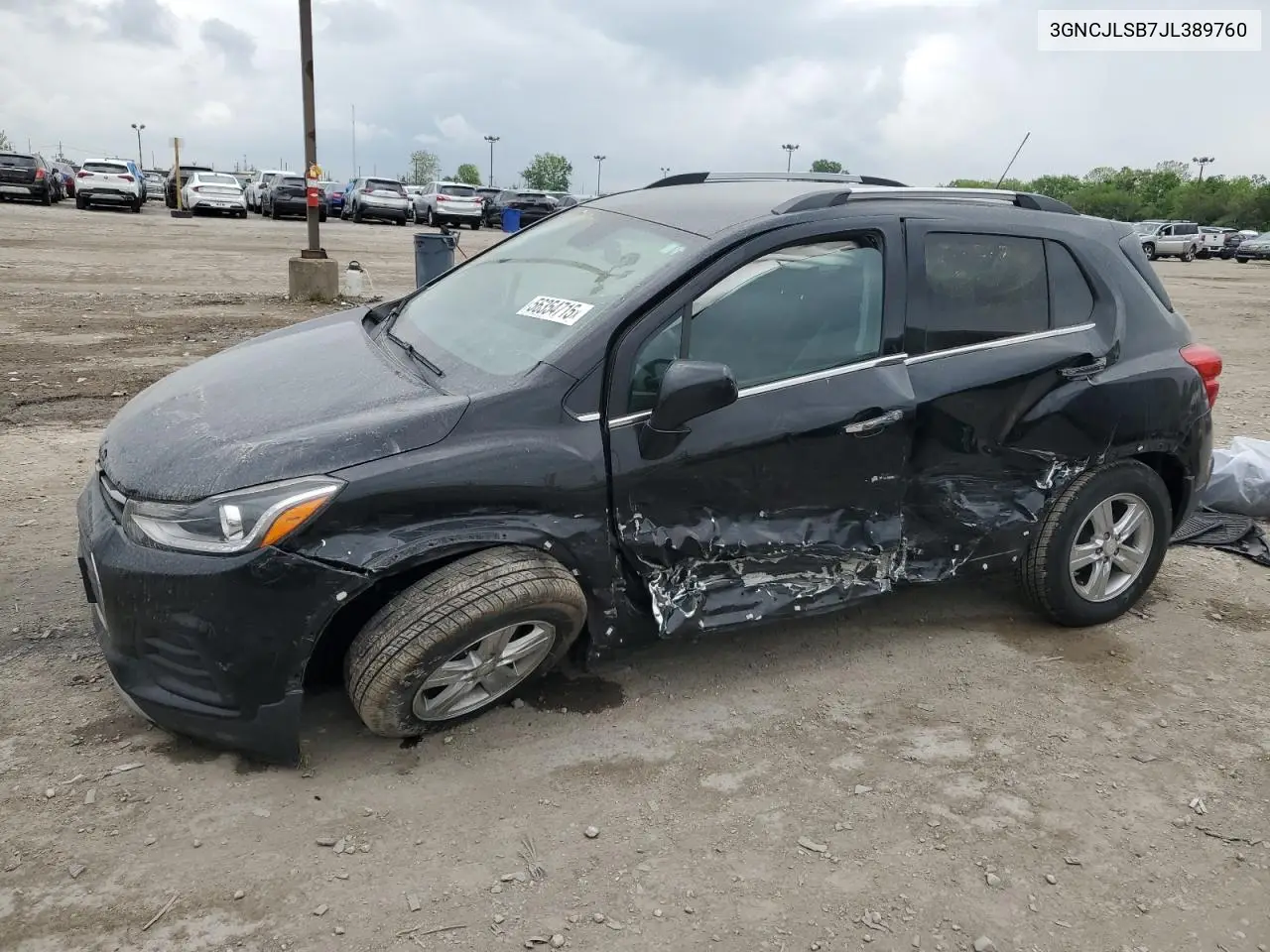 2018 Chevrolet Trax 1Lt VIN: 3GNCJLSB7JL389760 Lot: 56354715