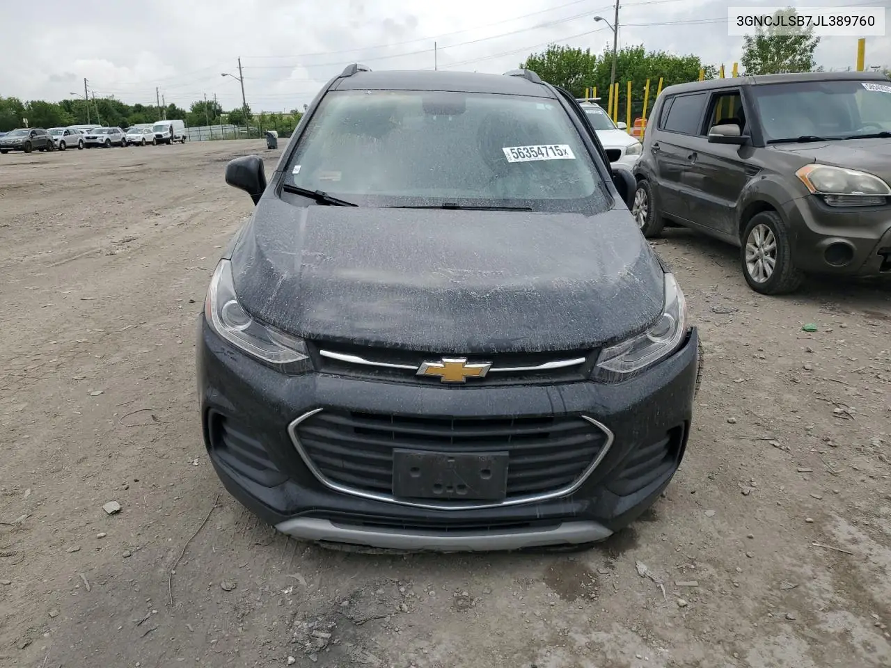 2018 Chevrolet Trax 1Lt VIN: 3GNCJLSB7JL389760 Lot: 56354715