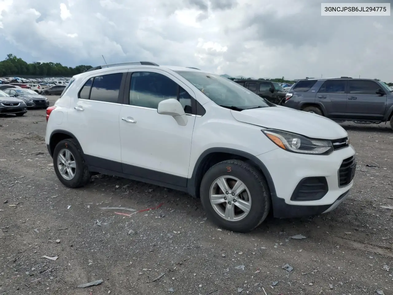 2018 Chevrolet Trax 1Lt VIN: 3GNCJPSB6JL294775 Lot: 56704125