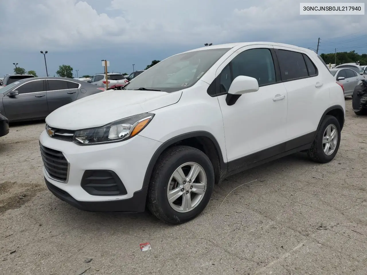 2018 Chevrolet Trax Ls VIN: 3GNCJNSB0JL217940 Lot: 61951195