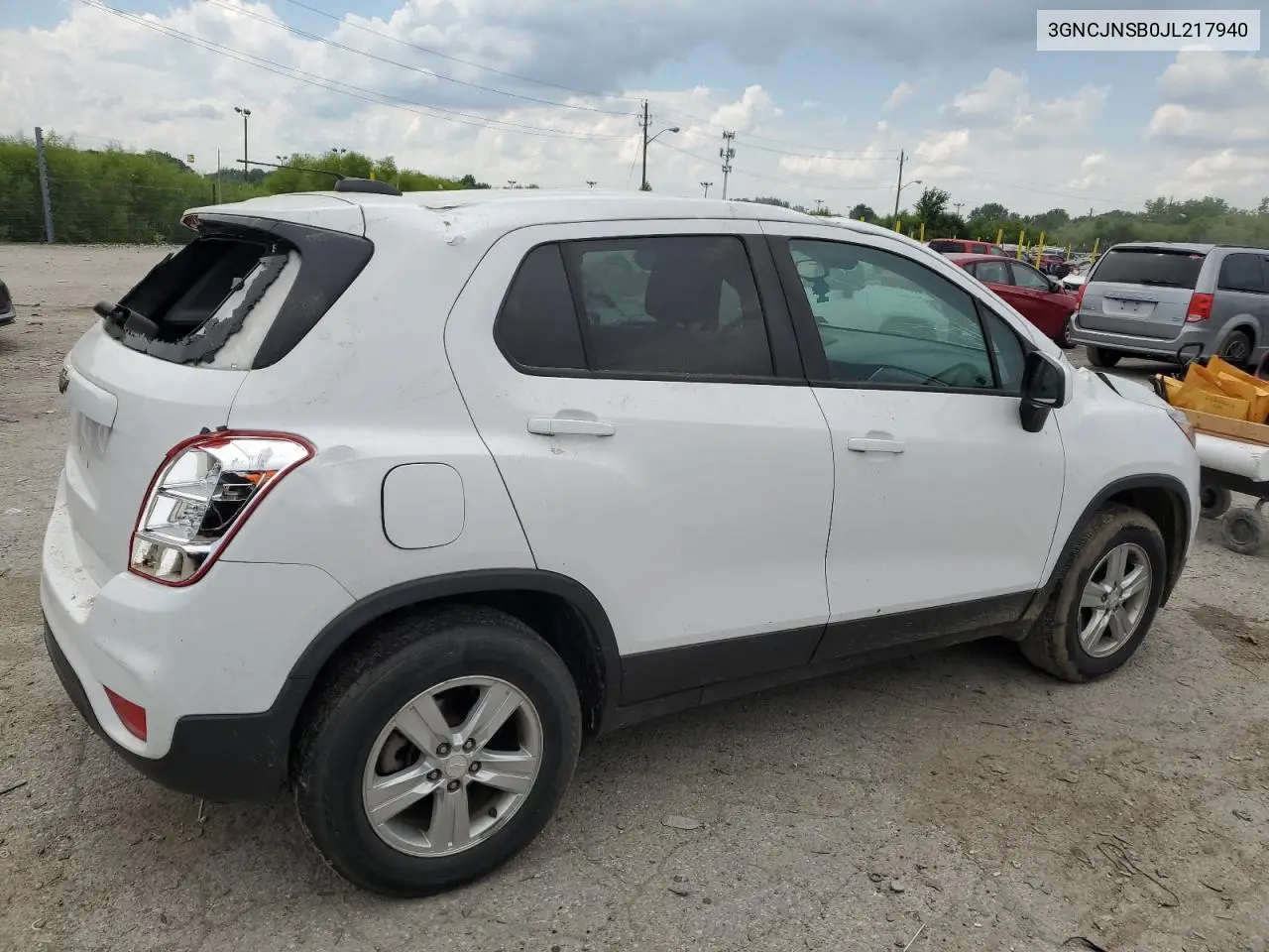 2018 Chevrolet Trax Ls VIN: 3GNCJNSB0JL217940 Lot: 61951195