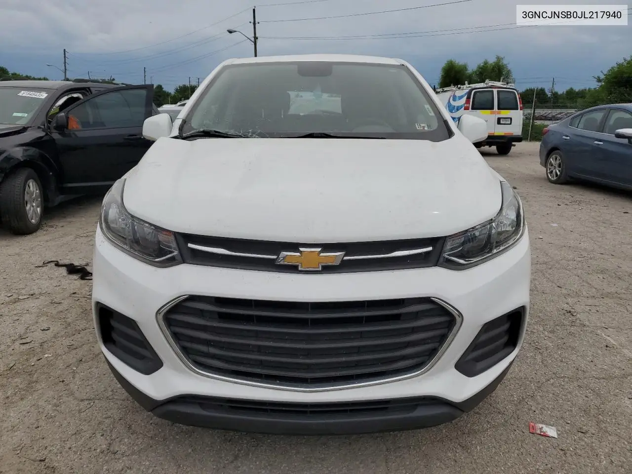 2018 Chevrolet Trax Ls VIN: 3GNCJNSB0JL217940 Lot: 61951195