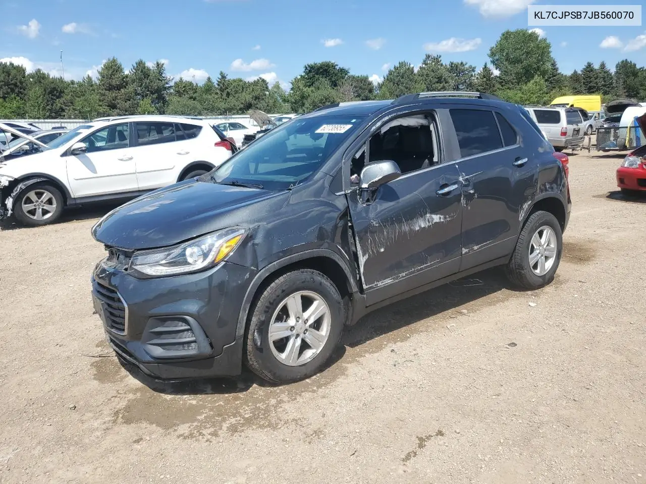 2018 Chevrolet Trax 1Lt VIN: KL7CJPSB7JB560070 Lot: 62738955