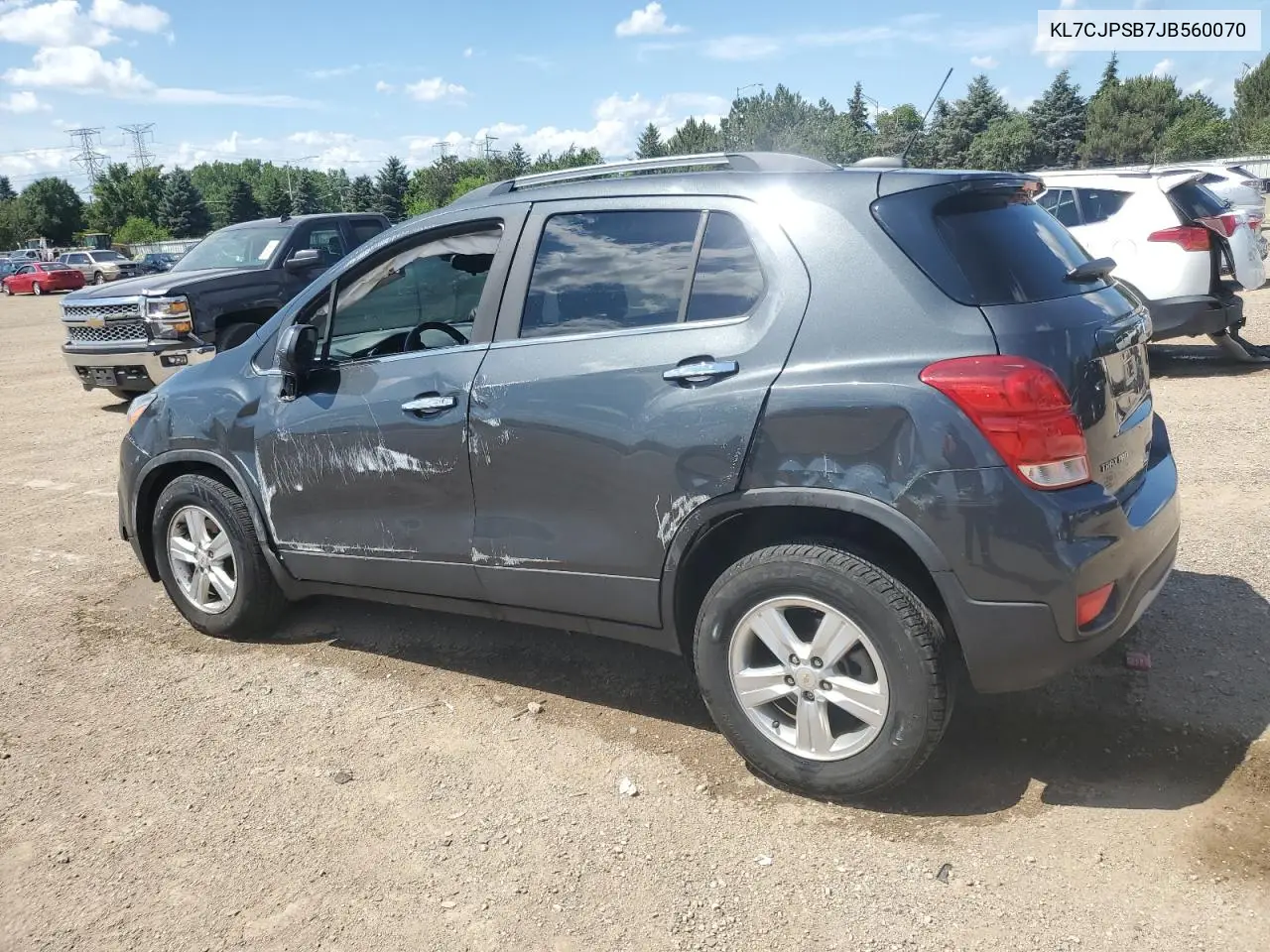 2018 Chevrolet Trax 1Lt VIN: KL7CJPSB7JB560070 Lot: 62738955