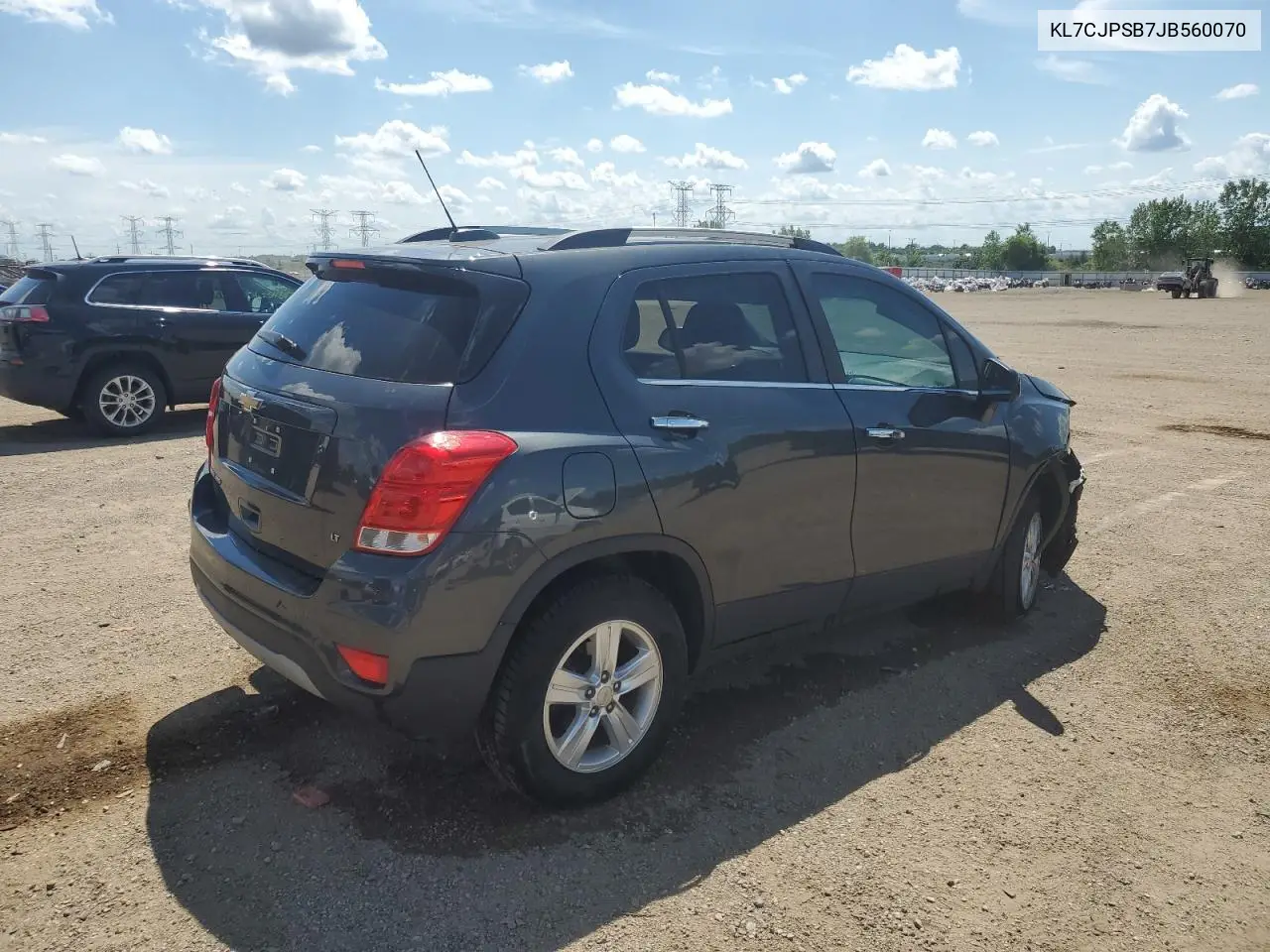 2018 Chevrolet Trax 1Lt VIN: KL7CJPSB7JB560070 Lot: 62738955