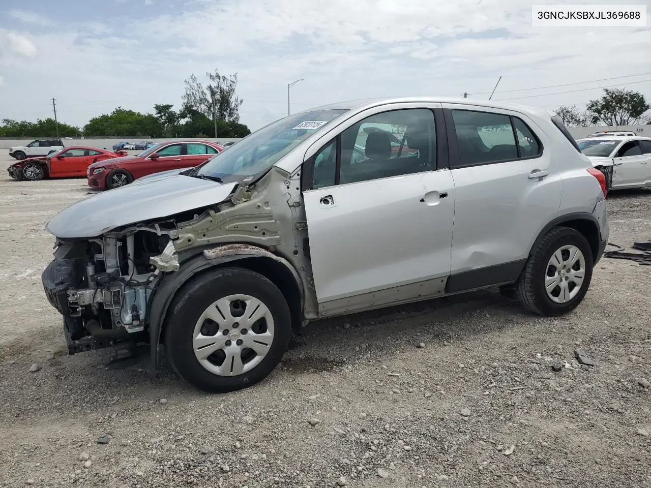 2018 Chevrolet Trax Ls VIN: 3GNCJKSBXJL369688 Lot: 62923115