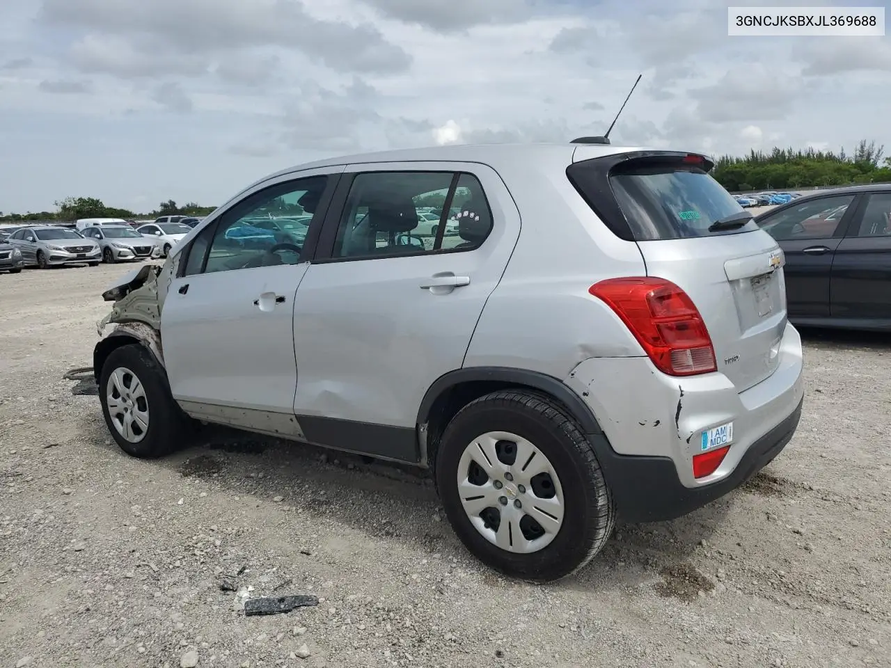 2018 Chevrolet Trax Ls VIN: 3GNCJKSBXJL369688 Lot: 62923115