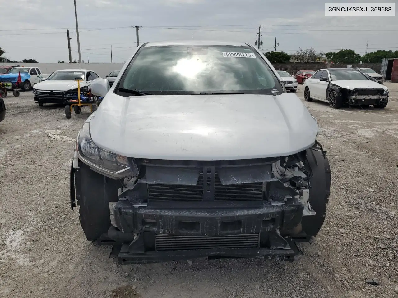 2018 Chevrolet Trax Ls VIN: 3GNCJKSBXJL369688 Lot: 62923115