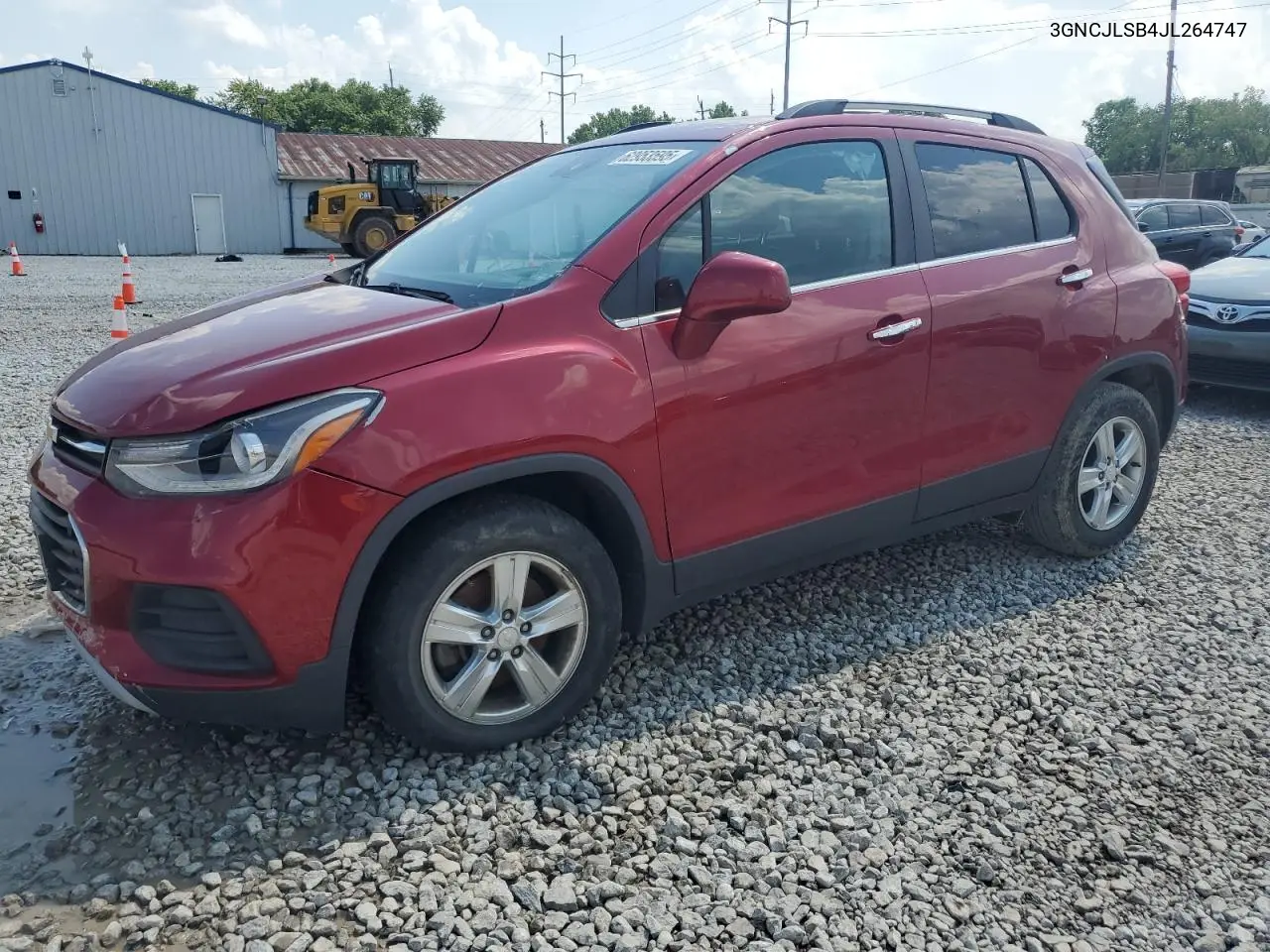 2018 Chevrolet Trax 1Lt VIN: 3GNCJLSB4JL264747 Lot: 62953595