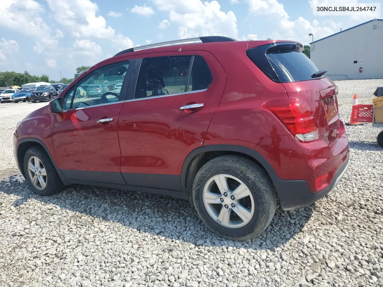 2018 Chevrolet Trax 1Lt VIN: 3GNCJLSB4JL264747 Lot: 62953595