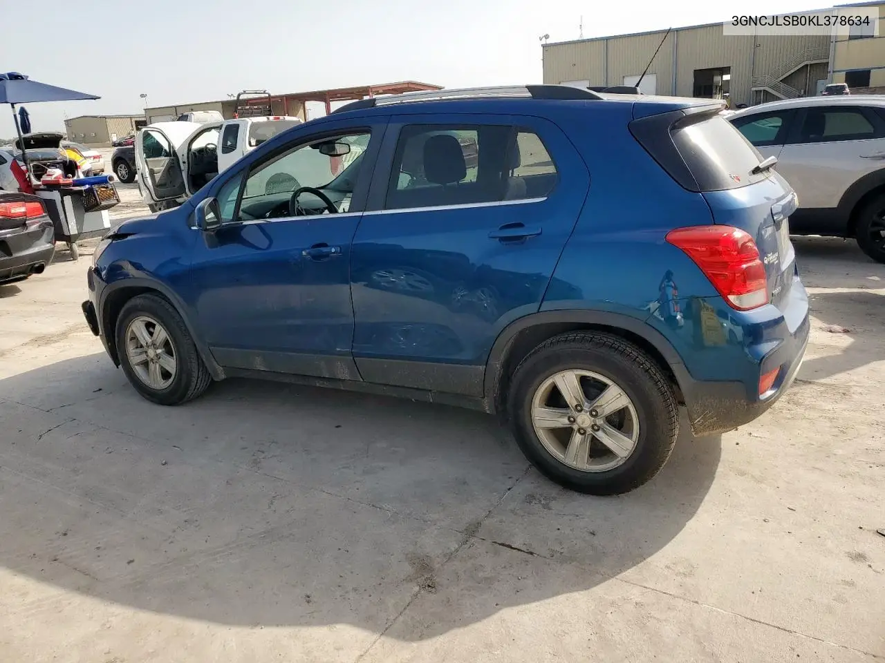 2019 Chevrolet Trax 1Lt VIN: 3GNCJLSB0KL378634 Lot: 54539425
