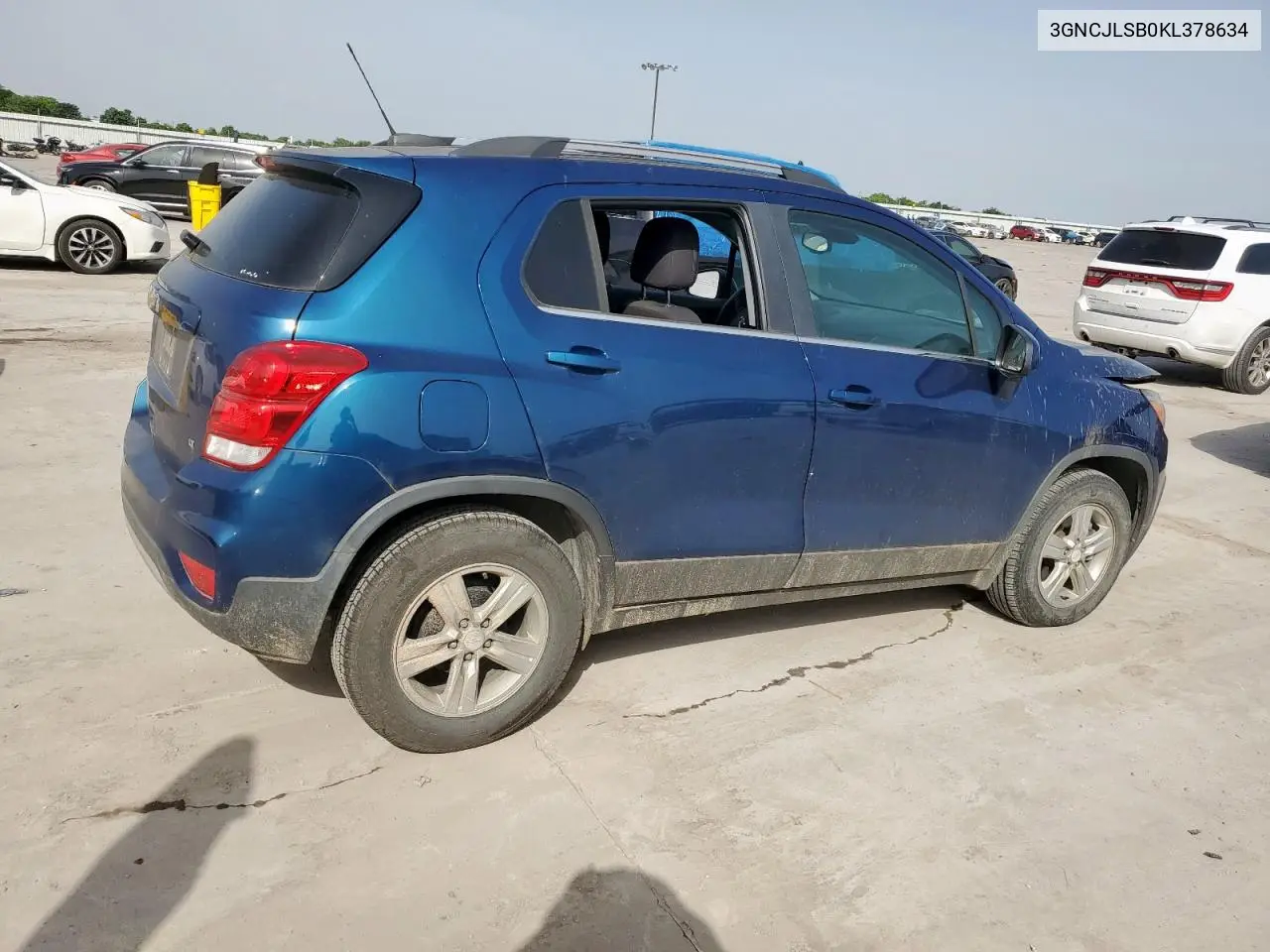 2019 Chevrolet Trax 1Lt VIN: 3GNCJLSB0KL378634 Lot: 54539425