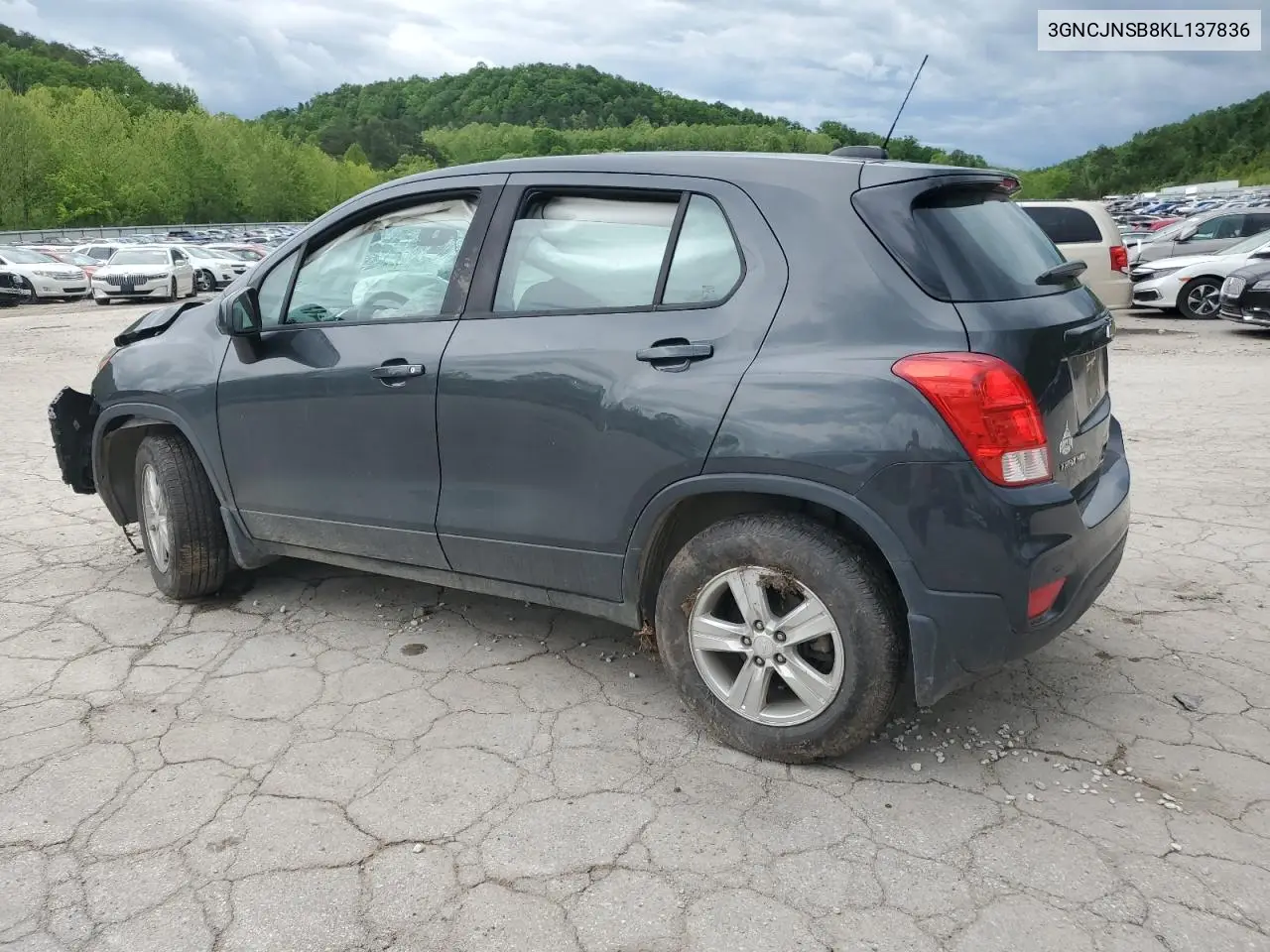 2019 Chevrolet Trax Ls VIN: 3GNCJNSB8KL137836 Lot: 56178695