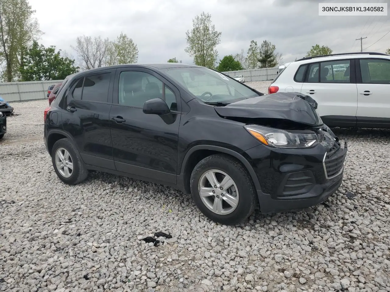 2019 Chevrolet Trax Ls VIN: 3GNCJKSB1KL340582 Lot: 56476985