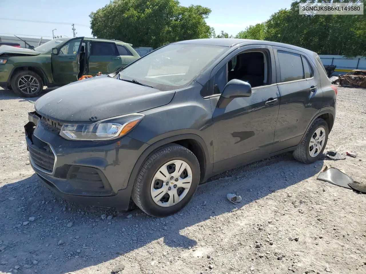 2019 Chevrolet Trax Ls VIN: 3GNCJKSB6KL149580 Lot: 56575195