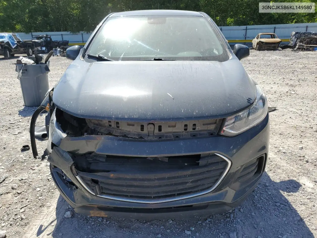2019 Chevrolet Trax Ls VIN: 3GNCJKSB6KL149580 Lot: 56575195