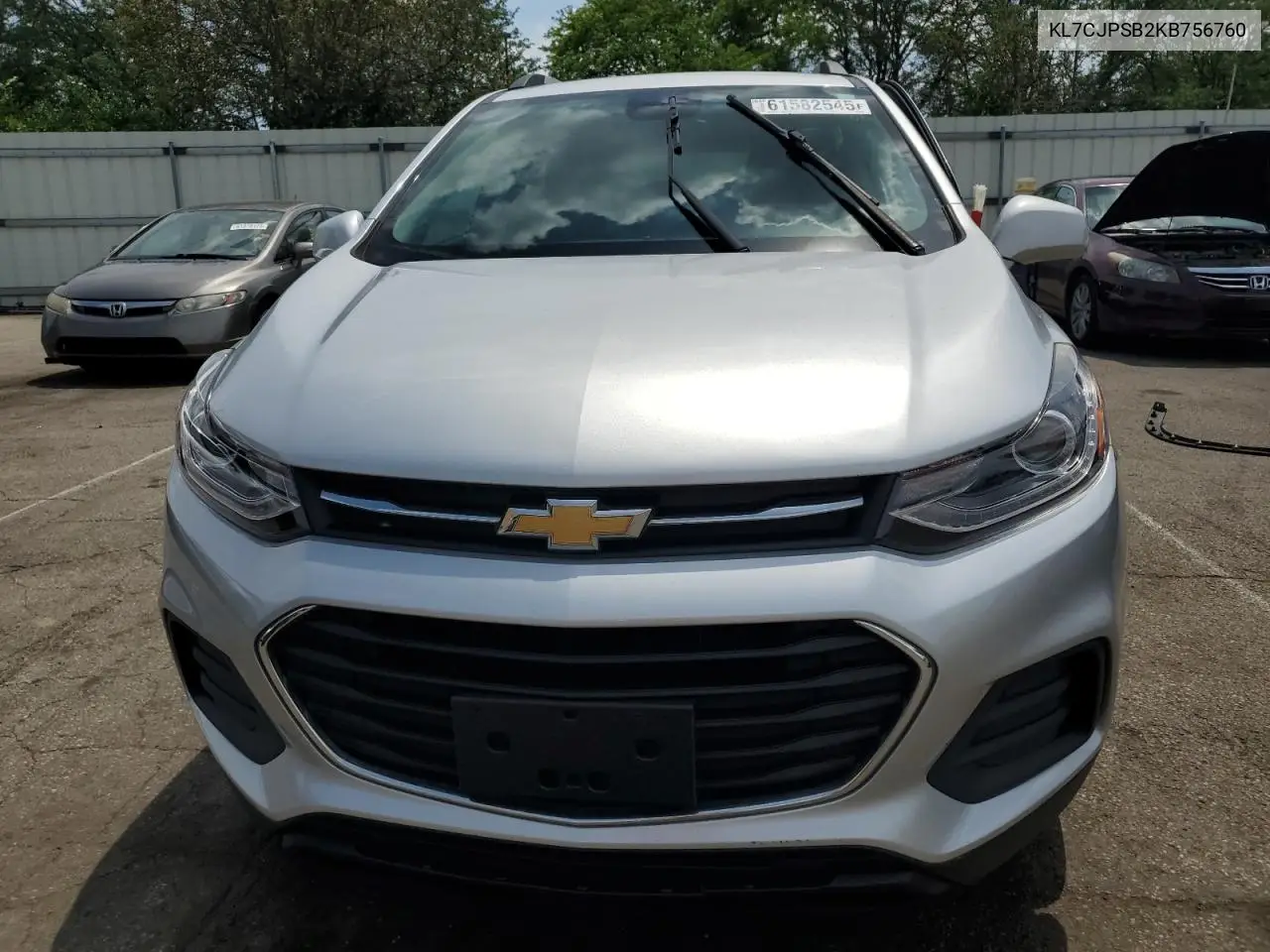 2019 Chevrolet Trax 1Lt VIN: KL7CJPSB2KB756760 Lot: 61582545