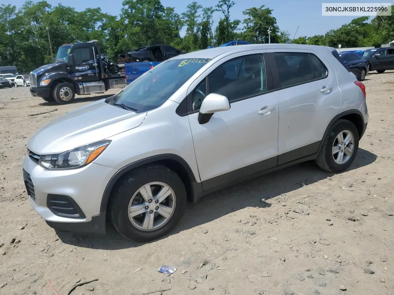 2019 Chevrolet Trax Ls VIN: 3GNCJKSB1KL225996 Lot: 62390655