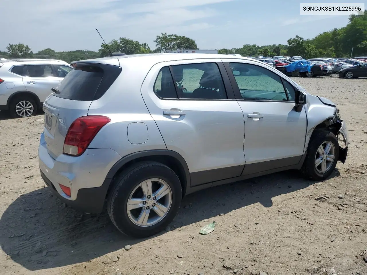 2019 Chevrolet Trax Ls VIN: 3GNCJKSB1KL225996 Lot: 62390655