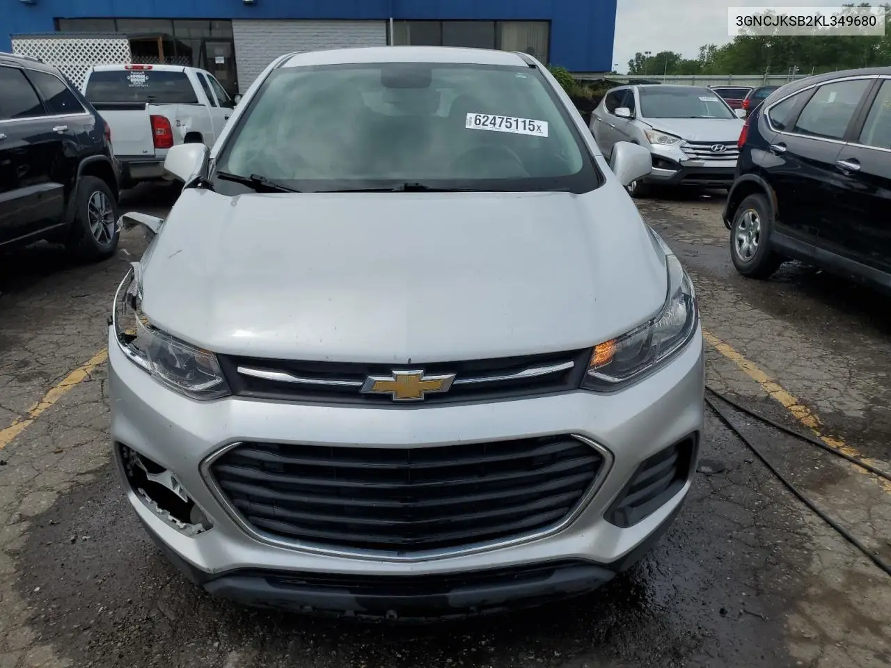 2019 Chevrolet Trax Ls VIN: 3GNCJKSB2KL349680 Lot: 62475115
