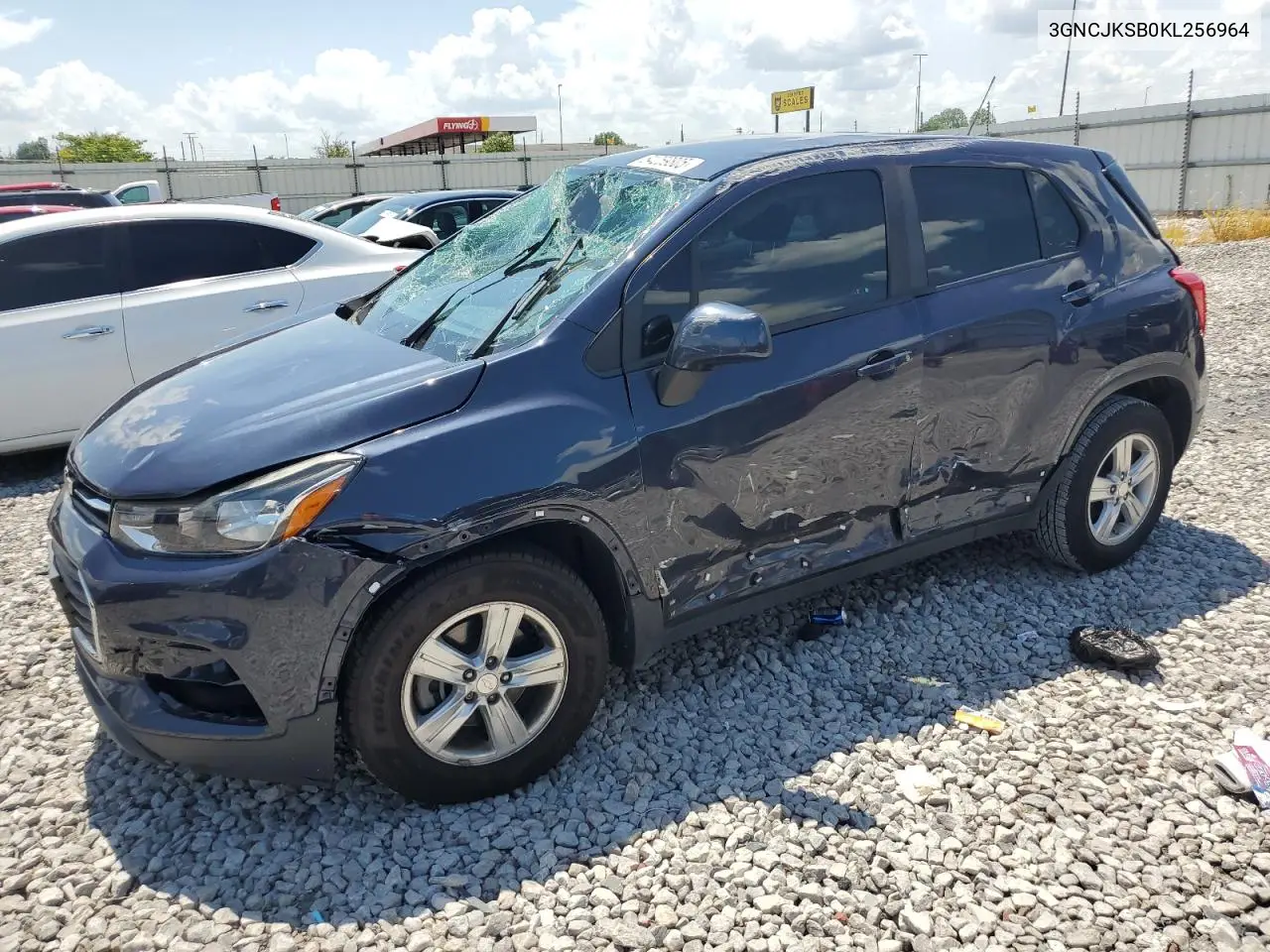 2019 Chevrolet Trax Ls VIN: 3GNCJKSB0KL256964 Lot: 64259805